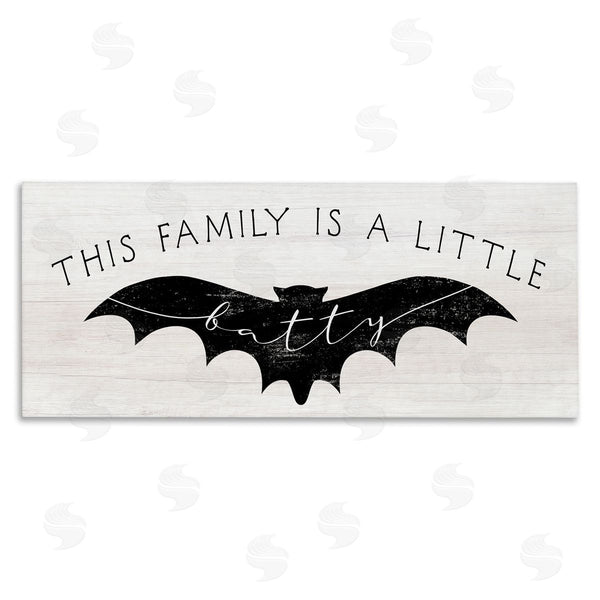 stupell industries Stupell Studio | Family's a Little Batty Phrase Halloween