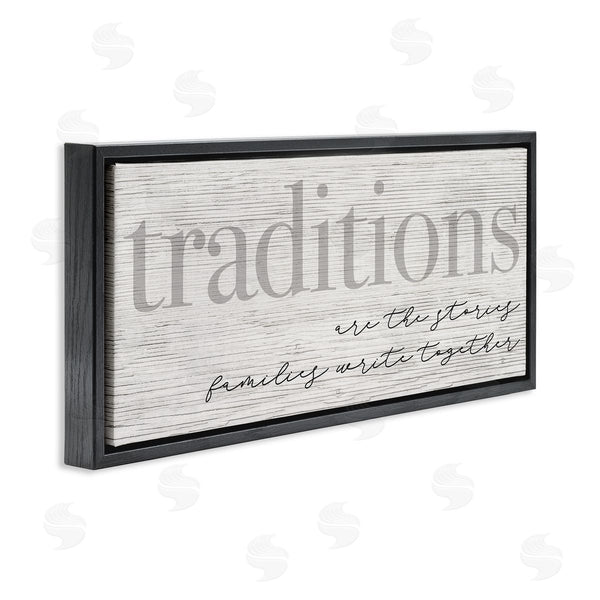 Stupell Industries Stupell Studio | Family Traditions Heartfelt Phrase Wall Art