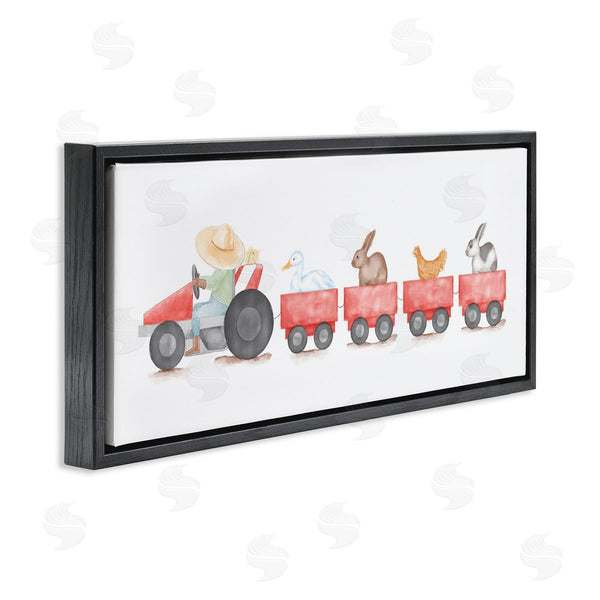 Stupell Industries Stupell Studio | Farm Animals Locomotive Wall Art