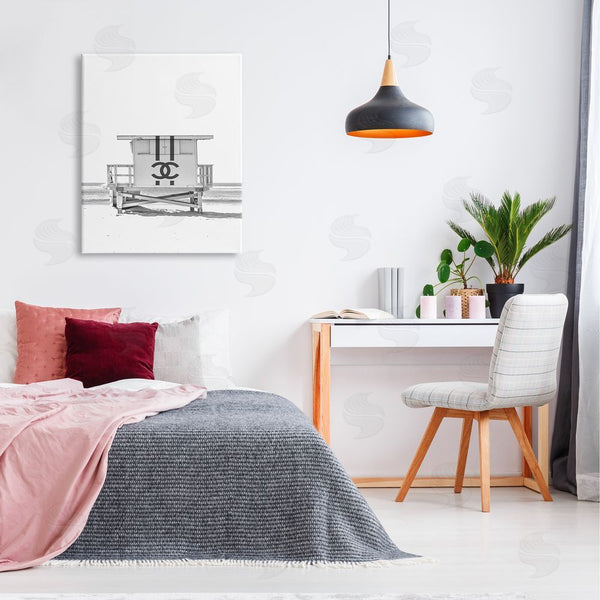 Stupell Industries Stupell Studio | Fashion Brand Beach Hut Wall Art