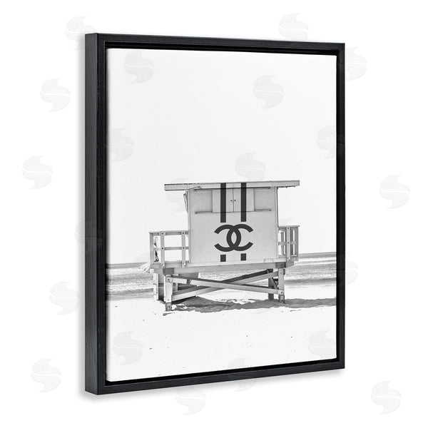 Stupell Industries Stupell Studio | Fashion Brand Beach Hut Wall Art