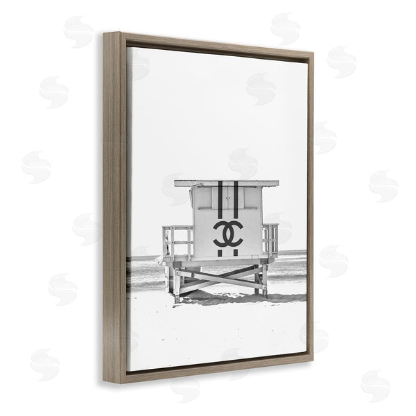 Stupell Industries Stupell Studio | Fashion Brand Beach Hut Wall Art