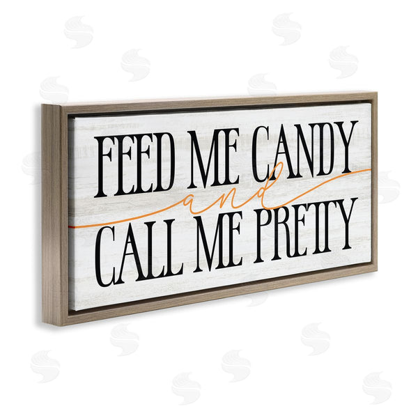 Stupell Industries Stupell Studio | Feed Me Candy & Call Me Pretty Wall Art