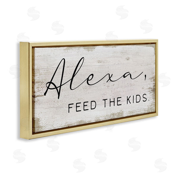 Stupell Industries Stupell Studio | Feed The Kids Humor Wall Art