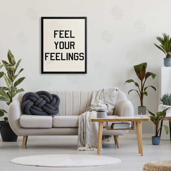 Stupell Industries Stupell Studio | Feel Your Feelings Phrase Wall Art