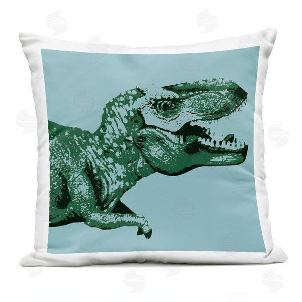 Stupell Industries Stupell Studio | Fierce Dinosaur Stencil Style T-Rex Printed Throw Pillow