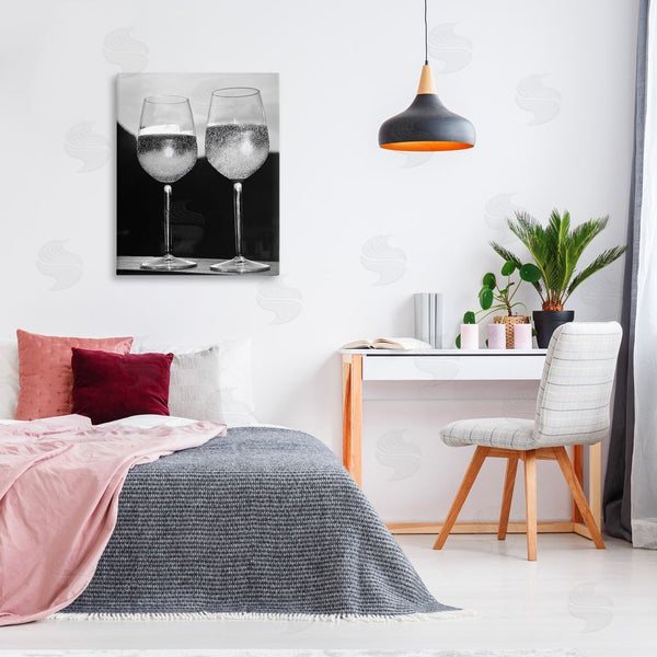 Stupell Industries Stupell Studio | Fizzy Champagne Glasses Wall Art