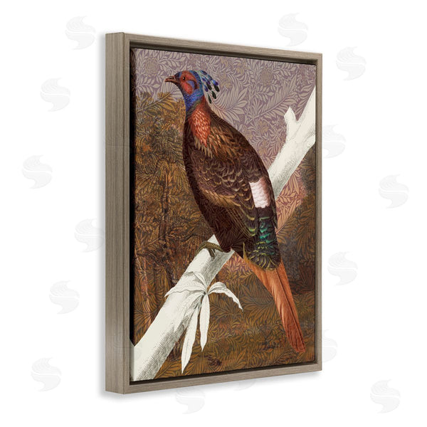 Stupell Industries Stupell Studio | Floral Patterned Pheasant Wall Art