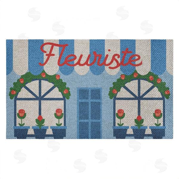 stupell industries Stupell Studio | Florist Shop Storefront Faux Sisal Door Mat