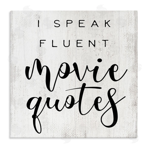 stupell industries Stupell Studio | Fluent Movie Quotes Phrase