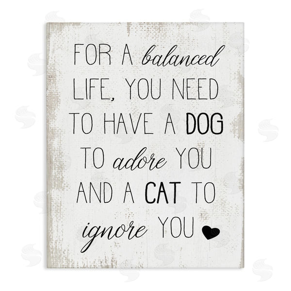 stupell industries Stupell Studio | For Balanced Life Pet Quote