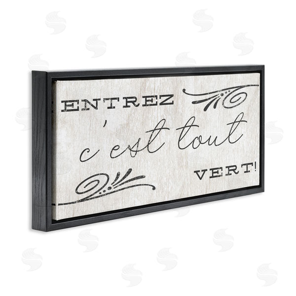 Stupell Industries Stupell Studio | French Come In Phrase Wall Art