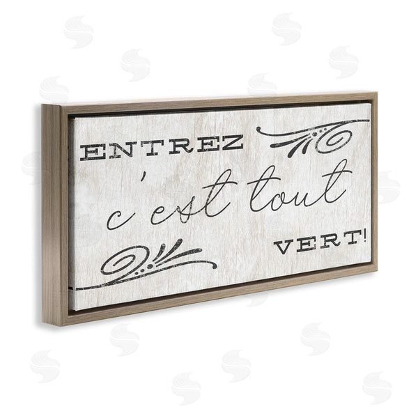 Stupell Industries Stupell Studio | French Come In Phrase Wall Art
