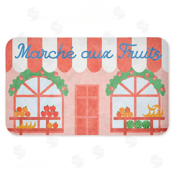 stupell industries Stupell Studio | French Fruit Market Kitchen Anti-Fatigue Mat