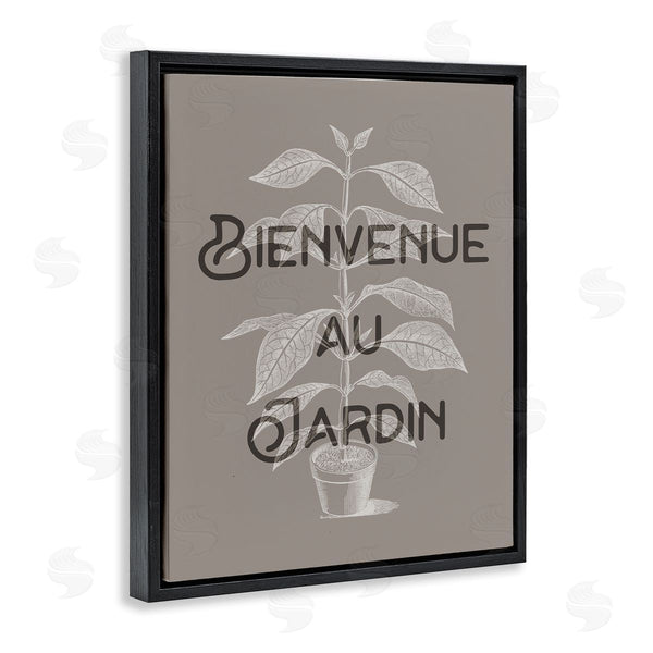 Stupell Industries Stupell Studio | French Garden Plant Phrase