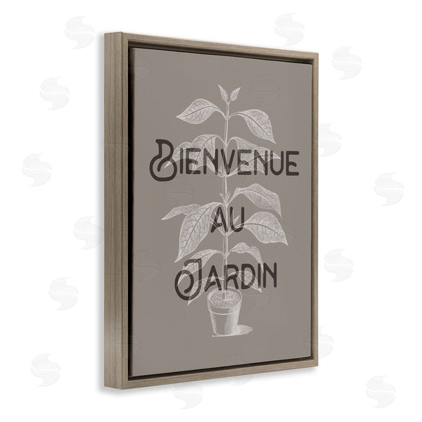 Stupell Industries Stupell Studio | French Garden Plant Phrase