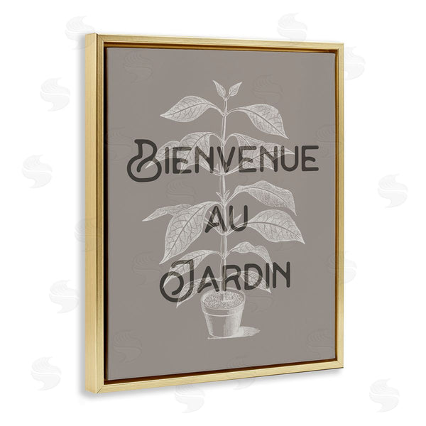 Stupell Industries Stupell Studio | French Garden Plant Phrase
