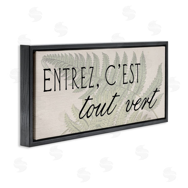 Stupell Industries Stupell Studio | French It's All Green Wall Art