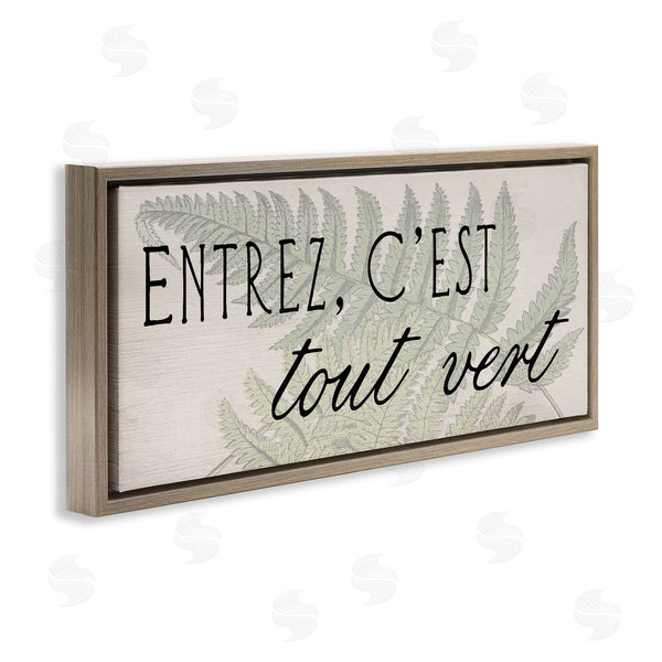 Stupell Industries Stupell Studio | French It's All Green Wall Art
