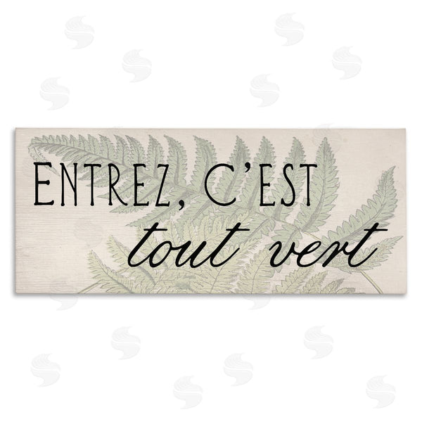 stupell industries Stupell Studio | French It's All Green Wall Art