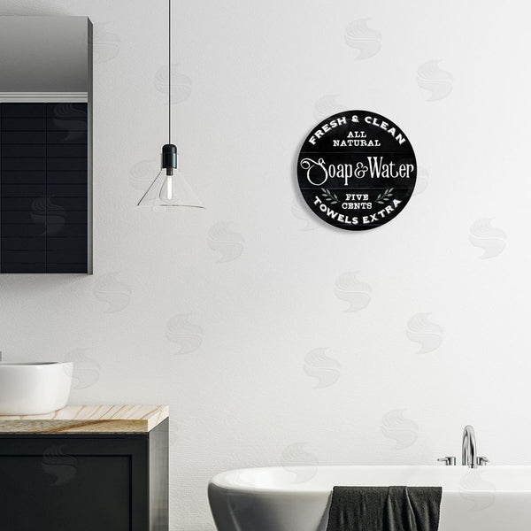 Stupell Industries Stupell Studio | Fresh & Clean Bathroom Wall Art