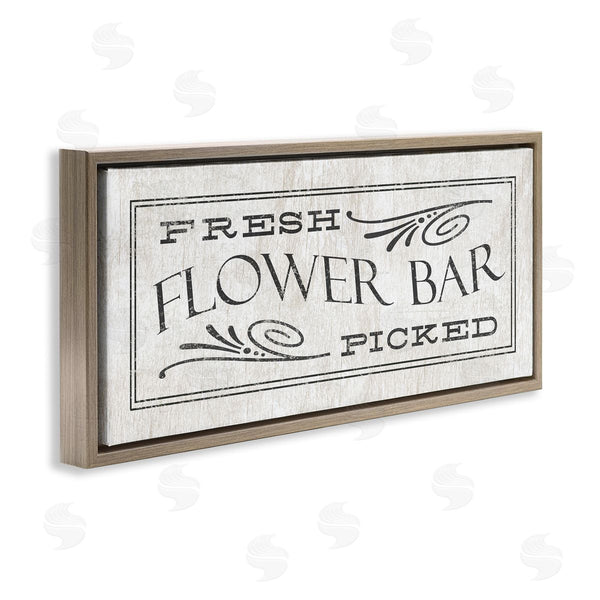 Stupell Industries Stupell Studio | Fresh Picked Flower Bar Sign Wall Art