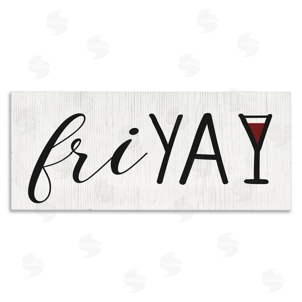 stupell industries Stupell Studio | Fri Yay with Martini Glass Wall Art