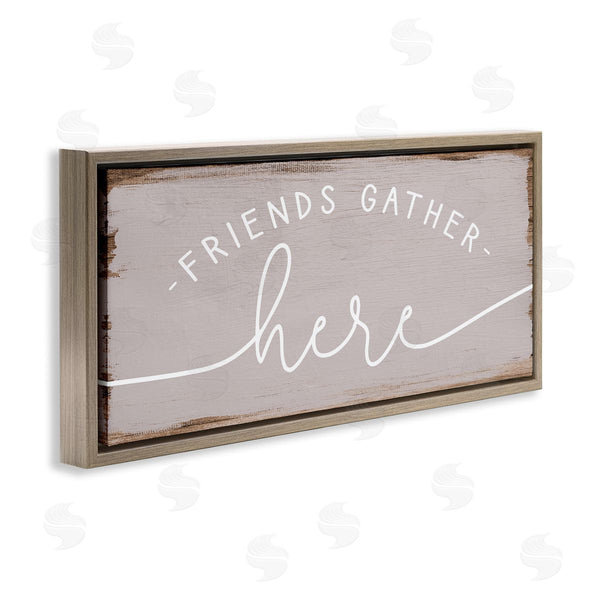 Stupell Industries Stupell Studio | Friends Gather Here Charming Wall Art