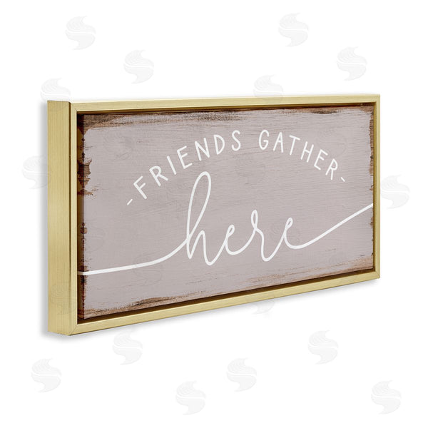 Stupell Industries Stupell Studio | Friends Gather Here Charming Wall Art