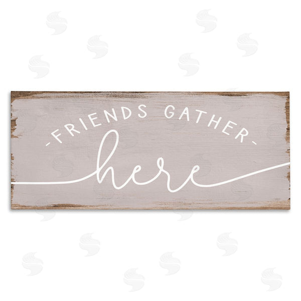 stupell industries Stupell Studio | Friends Gather Here Charming Wall Art