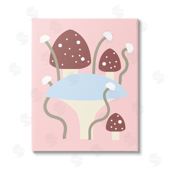 stupell industries Stupell Studio | Fun Mushrooms on Pink Wall Art