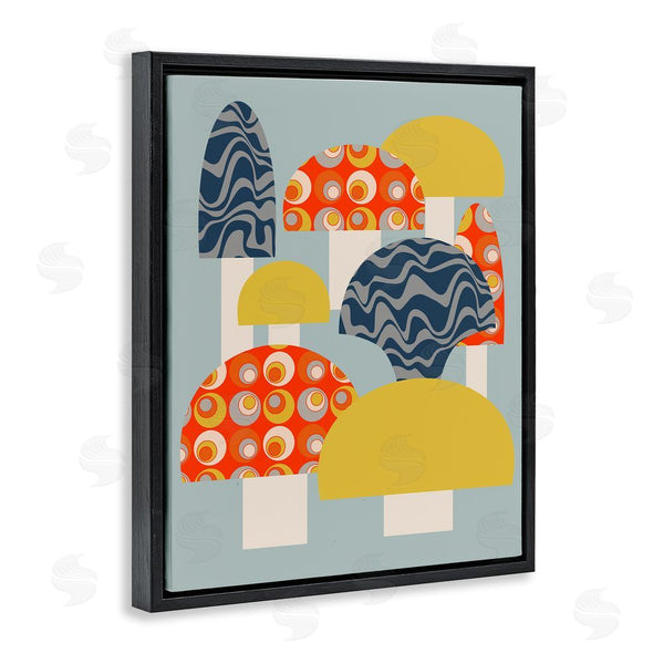 Stupell Industries Stupell Studio | Fun Patterned Mushrooms Wall Art