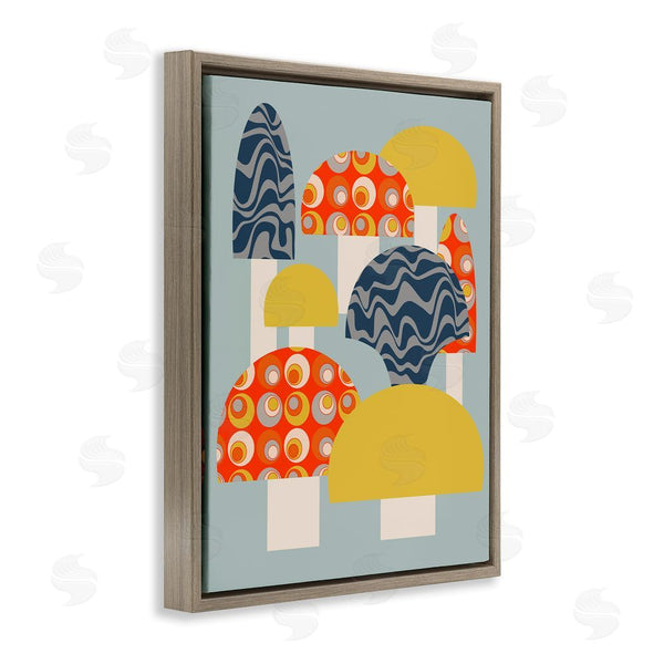 Stupell Industries Stupell Studio | Fun Patterned Mushrooms Wall Art