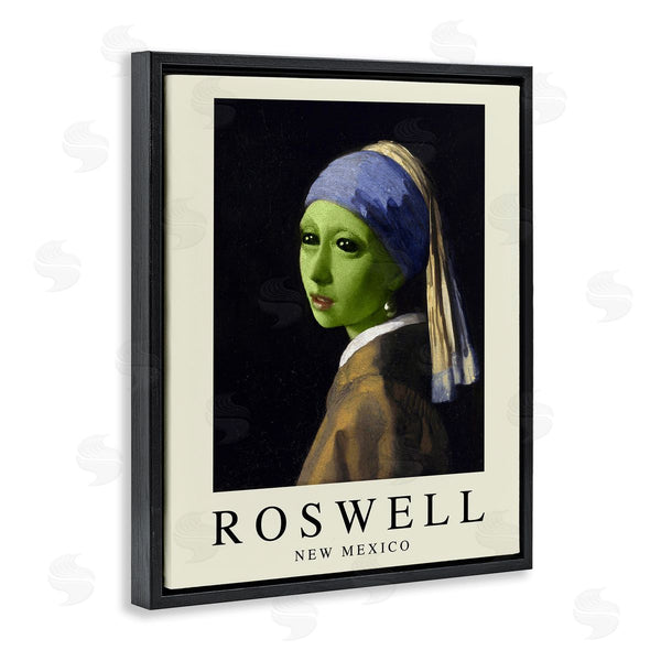 Stupell Industries Stupell Studio | Funny Alien Girl Roswell NM Wall Art