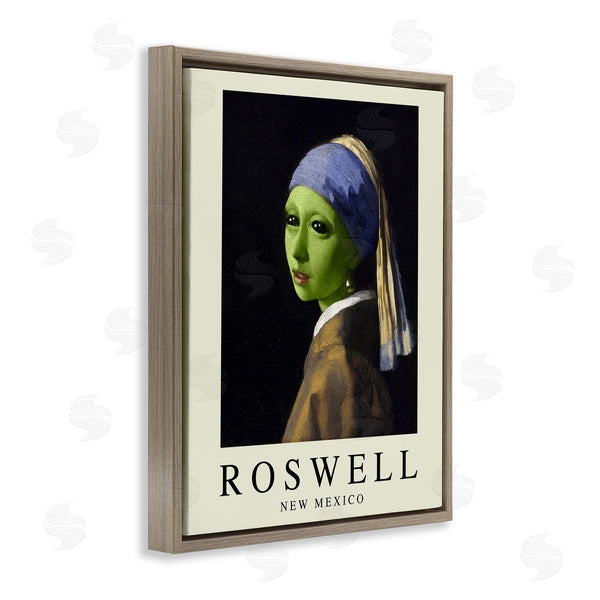 Stupell Industries Stupell Studio | Funny Alien Girl Roswell NM Wall Art