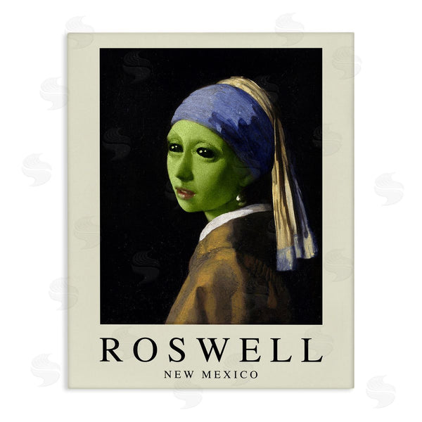 stupell industries Stupell Studio | Funny Alien Girl Roswell NM Wall Art