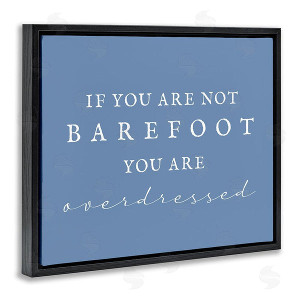 Stupell Industries Stupell Studio | Funny Barefoot Beach Phrase Wall Art