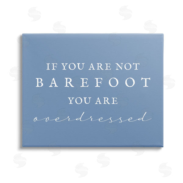 stupell industries Stupell Studio | Funny Barefoot Beach Phrase Wall Art