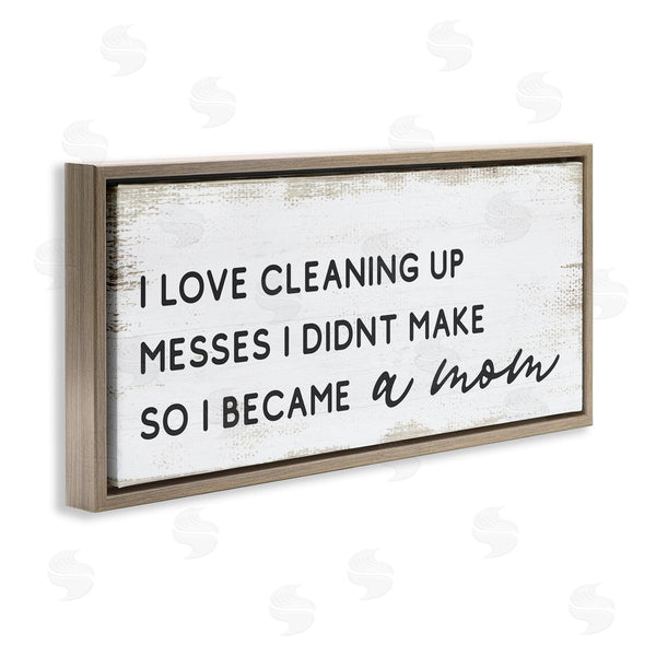 Stupell Industries Stupell Studio | Funny Became A Mom Design