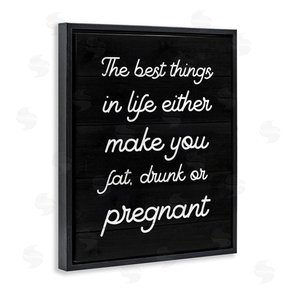 Stupell Industries Stupell Studio | Funny Best Things In Life Wall Art