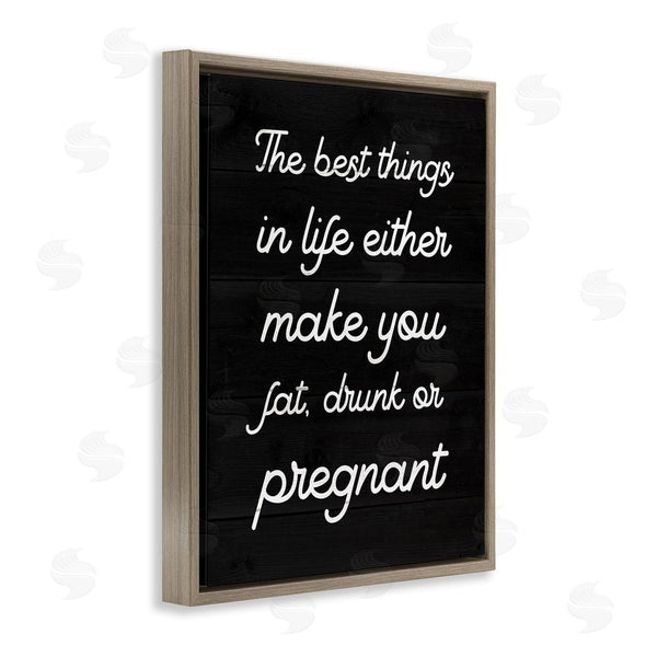 Stupell Industries Stupell Studio | Funny Best Things In Life Wall Art