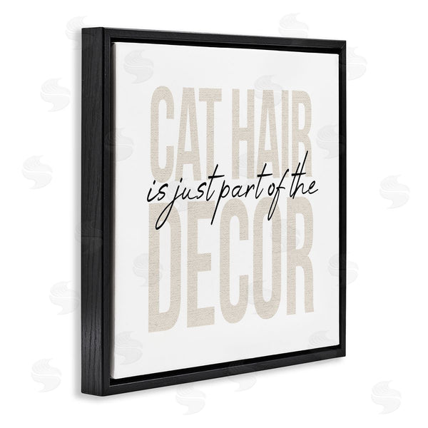 Stupell Industries Stupell Studio | Funny Cat Hair Pet Phrase Wall Art