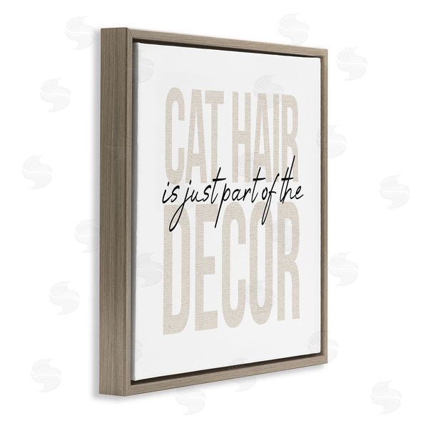 Stupell Industries Stupell Studio | Funny Cat Hair Pet Phrase Wall Art