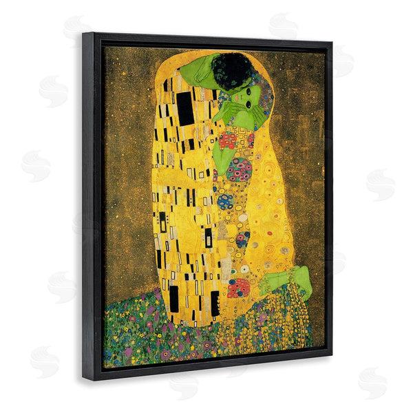 Stupell Industries Stupell Studio | Funny Classic Klimt Aliens Wall Art