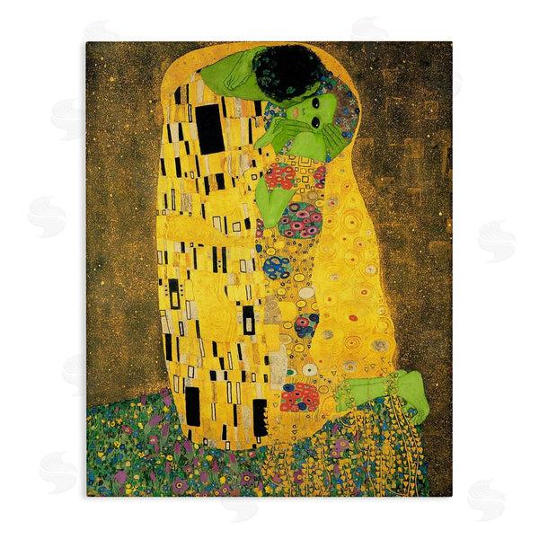 stupell industries Stupell Studio | Funny Classic Klimt Aliens Wall Art