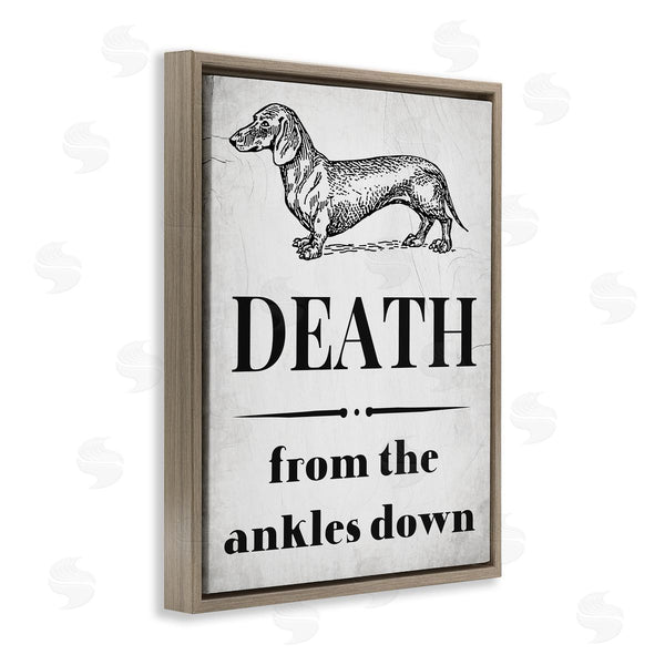 Stupell Industries Stupell Studio | Funny Dachshund Dog Ankles