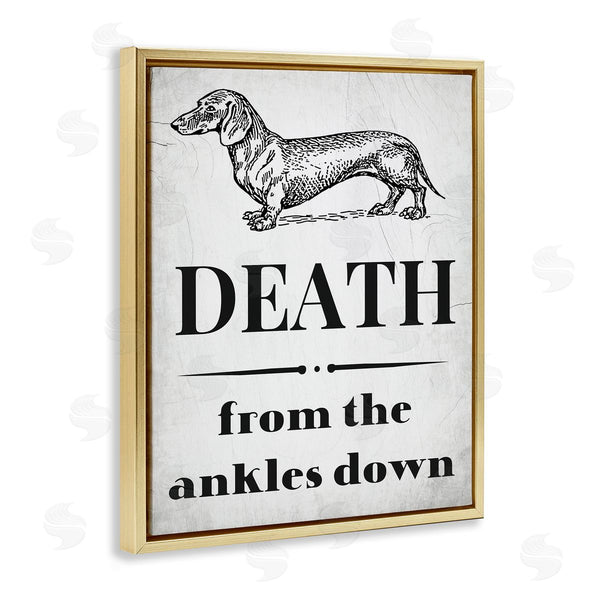 Stupell Industries Stupell Studio | Funny Dachshund Dog Ankles