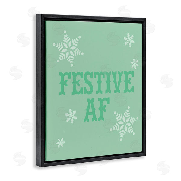 Stupell Industries Stupell Studio | Funny Festive AF Phrase Wall Art