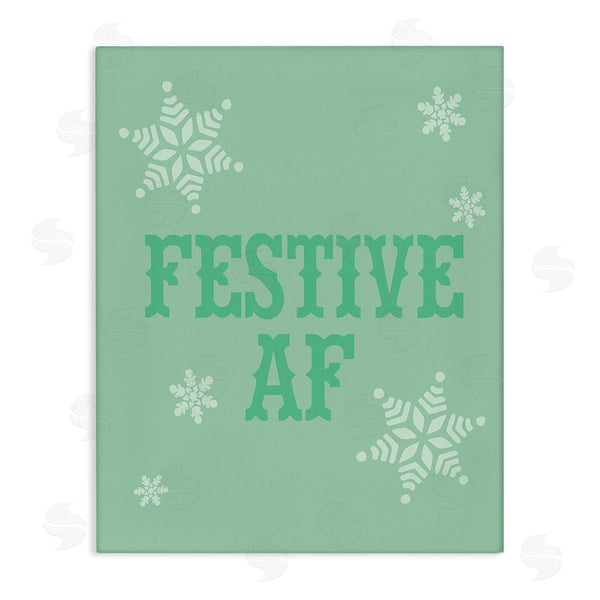 stupell industries Stupell Studio | Funny Festive AF Phrase Wall Art