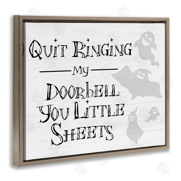Stupell Industries Stupell Studio | Funny Halloween Smiling Ghosts Wall Art